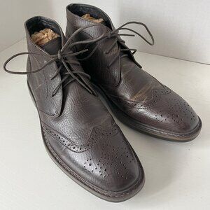 Robert Wayne RW Arlo 201 Wingtip Lace-Up Boots – Size 9.5 US